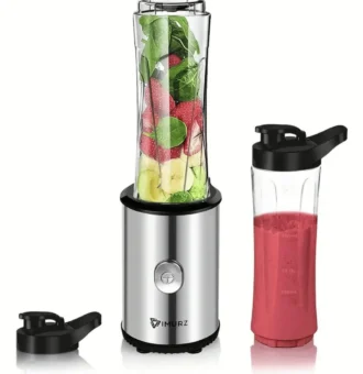 350W Portable Mini Blender with 2 Bottles (7)