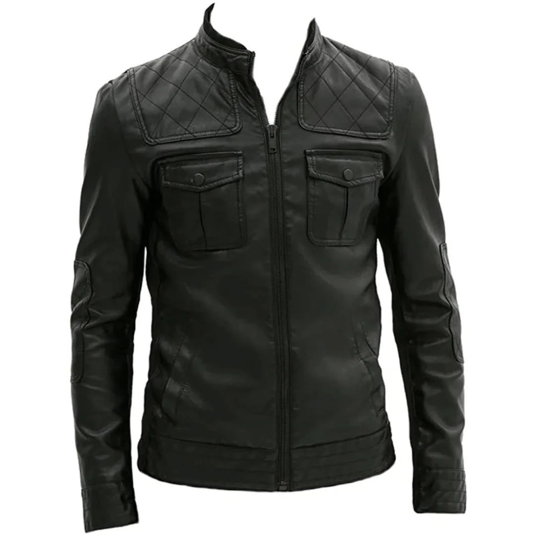 Premium Men’s Celebrity Style Leather Jacket